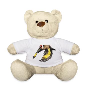 Stieglitz im Flug - Teddy - Weiß - Vorne