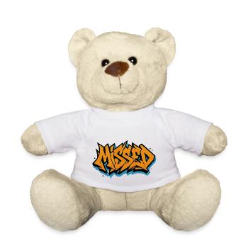 Graffiti Merch  - Teddy Bear - white - Front