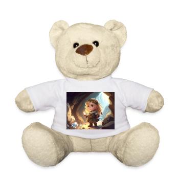 Princesse de cristal dans la ville troglodyte - Nounours - blanc - Devant