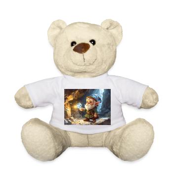 Gnome de cristal Étincelle de la grotte - Nounours - blanc - Devant