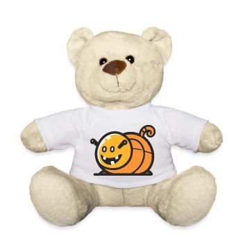 Schnecke Halloween Zombie - Teddy - Weiß - Vorne