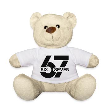 Six Seven Meme - Teddy - Weiß - Vorne