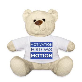 La motivation suit le mouvement - Nounours - blanc - Devant