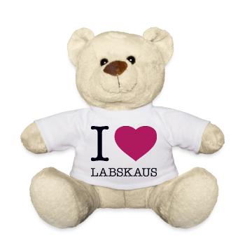 I love Labskaus - Teddy Bear - white - Front