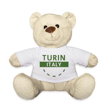 Turin Italien Emblem - Teddy - Weiß - Vorne