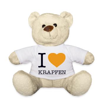 I love Krapfen - Teddy - Weiß - Vorne