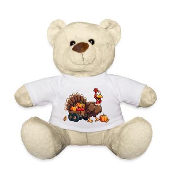 Thanksgiving Lustiger Thanksgiving Truthahn - Teddy - Weiß - Vorne
