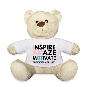 Ergotherapie-Geschenk für Therapeuten in der Ergotherapie - Teddy - Weiß - Vorne
