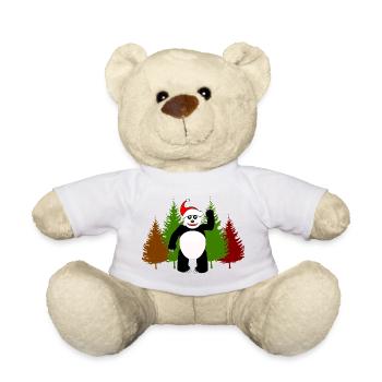 PÈRE NOËL PANDA - Nounours - blanc - Devant