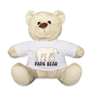 Papa Bear - Teddy Bear - white - Front