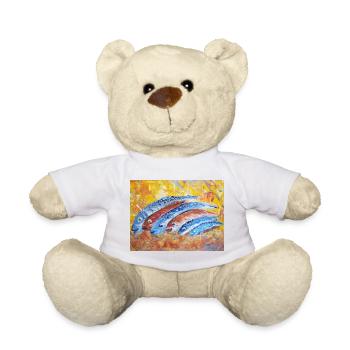 Happy Fische - Teddy - Weiß - Vorne