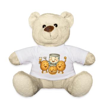 Kondensmilch mit Nusskeksen  - Teddy - Weiß - Vorne