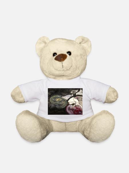 Horloge évolutive - Nounours - blanc