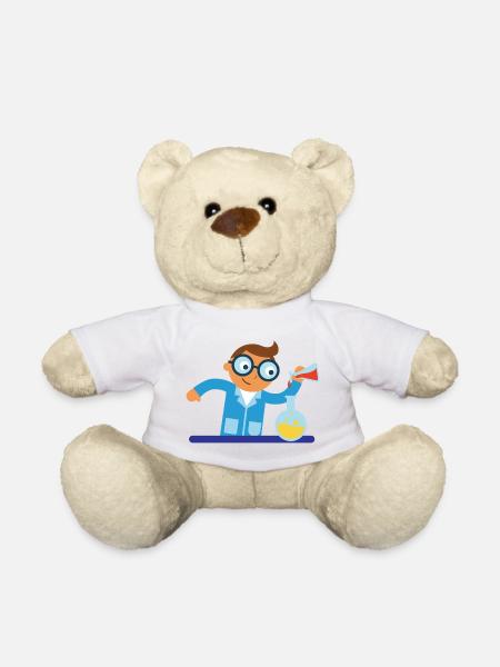 Héros du laboratoire de découverte de chimie - Nounours - blanc