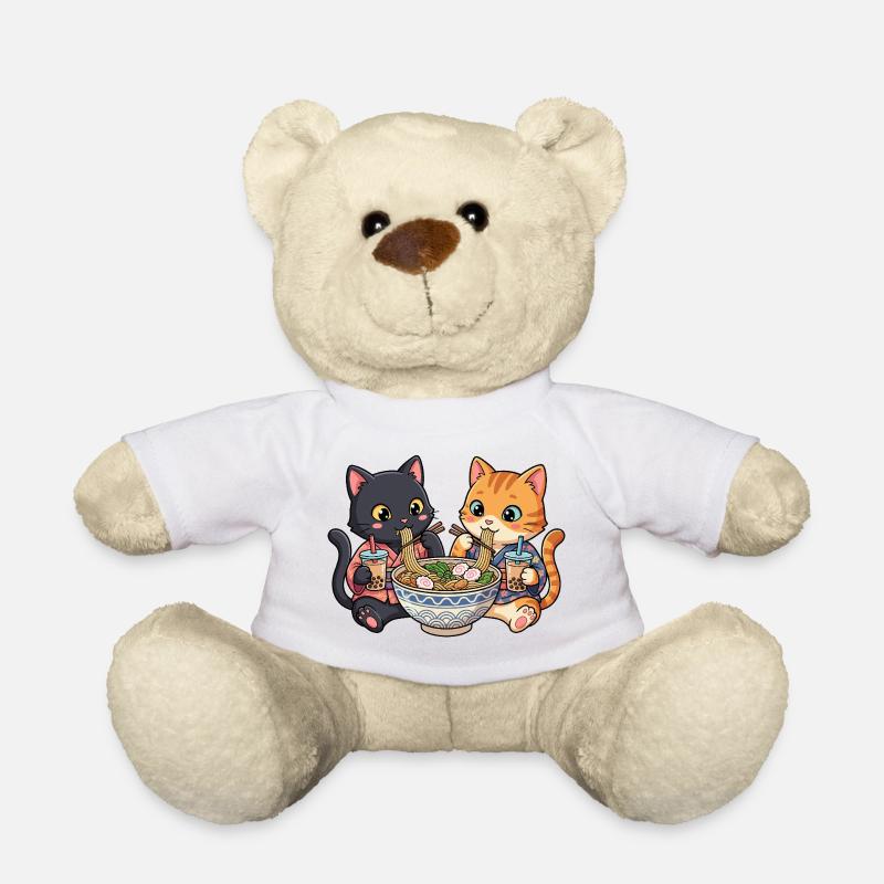 Cats Ramen Bubble Tea - Teddy - Weiß