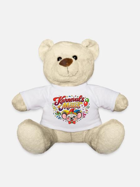 Karnevals Maus Fasching Kostüm - Teddy - Weiß