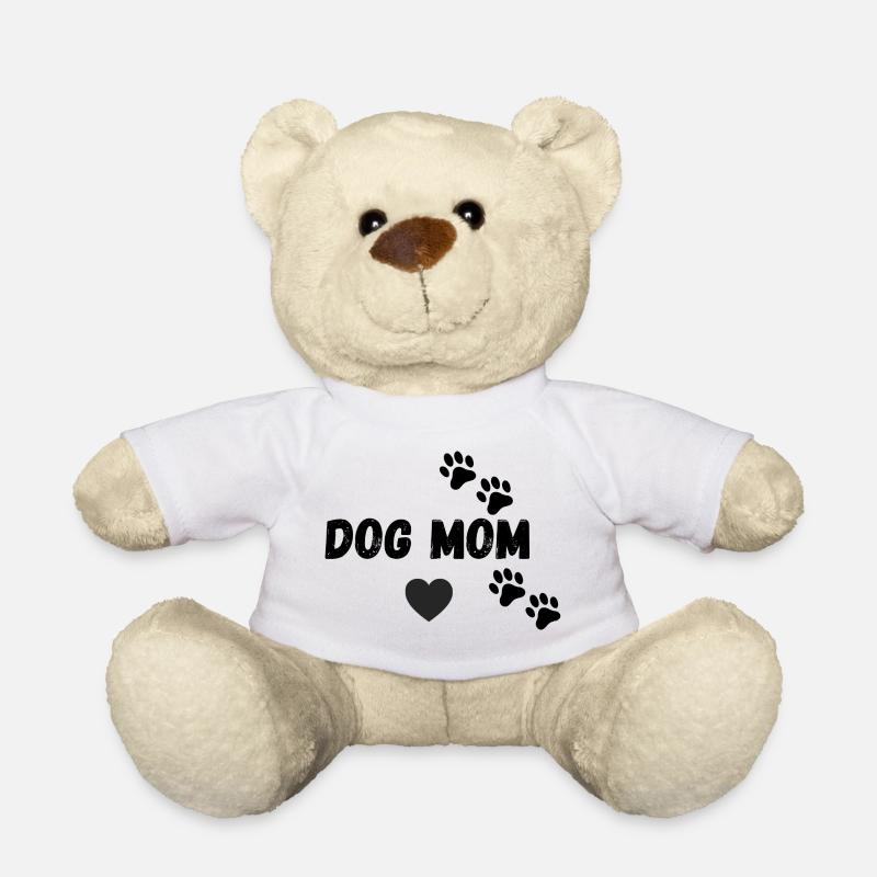 Maman Chien Amour - Nounours - blanc