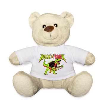 Rock N Roar Dino Rocker - Nounours - blanc - Devant