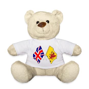 Somerset + Great Britain crossed - Teddy Bear - white - Front