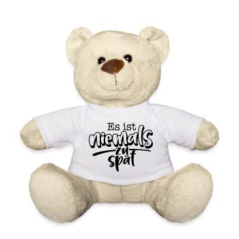 Es ist niemals zu spät - Teddy - Weiß - Vorne