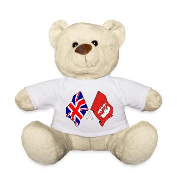 Warwickshire & Great Britain - Teddy Bear - white - Front