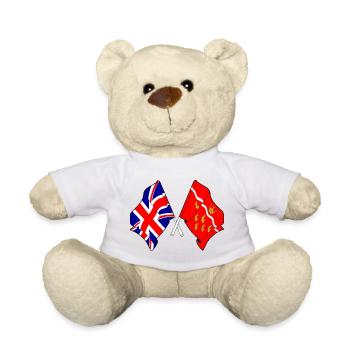 East Sussex & Great Britain Cross - Teddy - Weiß - Vorne