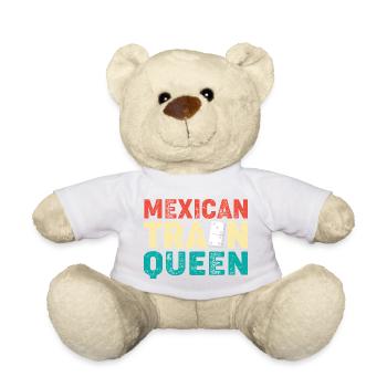 Domino Mexican Train - Teddy - Weiß - Vorne