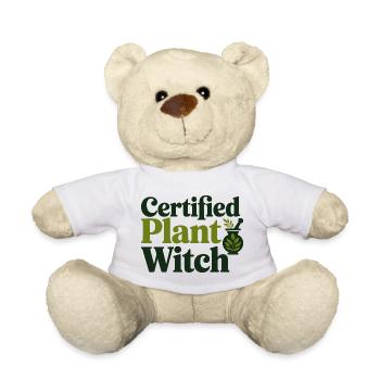 Herbalist Certified Plant Witch Professional Gear - Teddy Bear - white - Front
