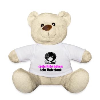 coole Kids haben kein Vaterland - Teddy - Weiß - Vorne