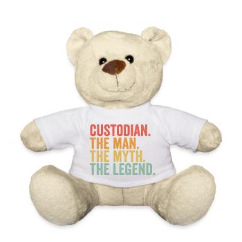 Gardien – L’Homme – Le Mythe – La Légende - Nounours - blanc - Devant