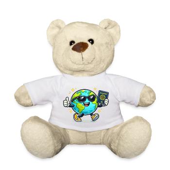 Globe Buddy Pass-Abenteuer - Teddy - Weiß - Vorne