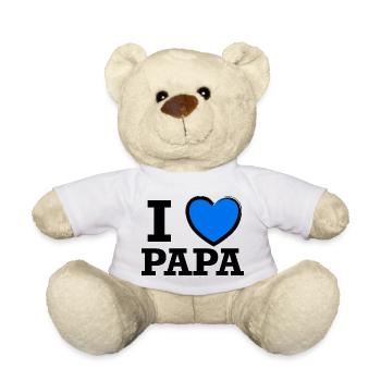 J’adore Papa - Nounours - blanc - Devant