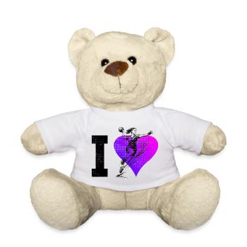 Simple handball idea for handball for women - Teddy Bear - white - Front