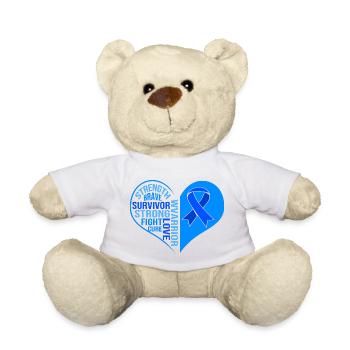 Maladie nerveuse SLA - Nounours - blanc - Devant