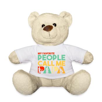 Meine Lieblingsleute nennen mich Papa Nurse - Teddy - Weiß - Vorne