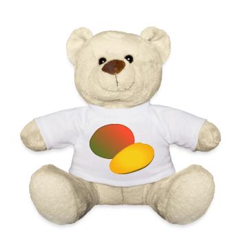 Tropischer Mango-Duo-Farbverlauf - Teddy - Weiß - Vorne