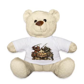 Ramen Nudeln Schlacht der Samurai Japan cool - Teddy - Weiß - Vorne