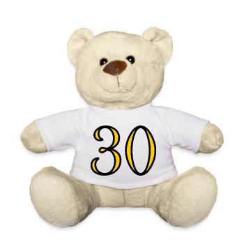 30. 30 YEARS. 30th ANNIVERSARY. 30 YEARS ANNIVERSARY. - Teddy Bear - white - Front