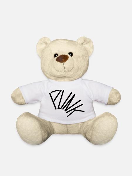 PUNK - Teddy Bear - white
