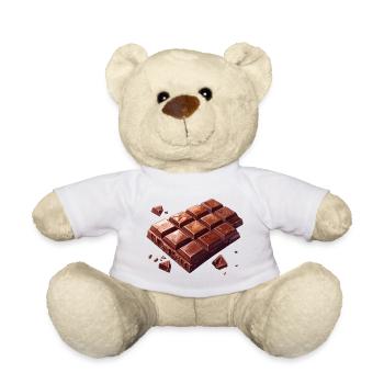 chocolat - Nounours - blanc - Devant