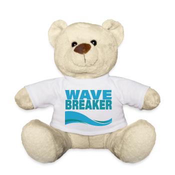 WAVE BREAKER - Teddy Bear - white - Front