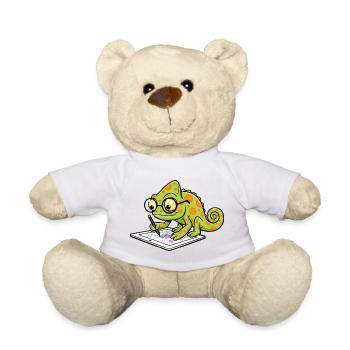 Chameleon Digital Artist Graphic Tablet Masc - Teddy Bear - white - Front