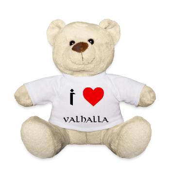 Ich liebe Valhalla - Teddy - Weiß - Vorne