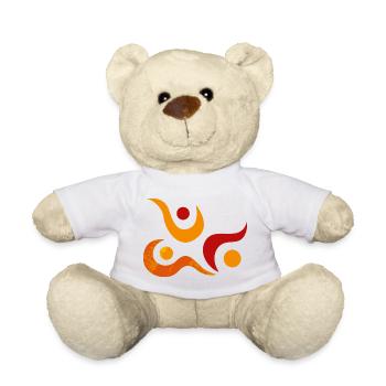 Yoga design_34 - Teddy Bear - white - Front