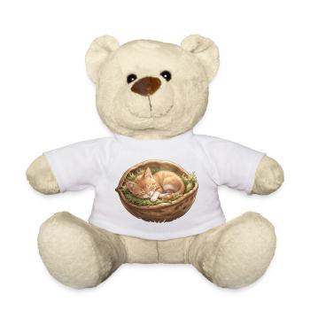 Slumbering nest kitten - Teddy Bear - white - Front