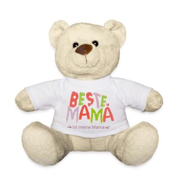 Beste Mama  - Teddy - Weiß - Vorne