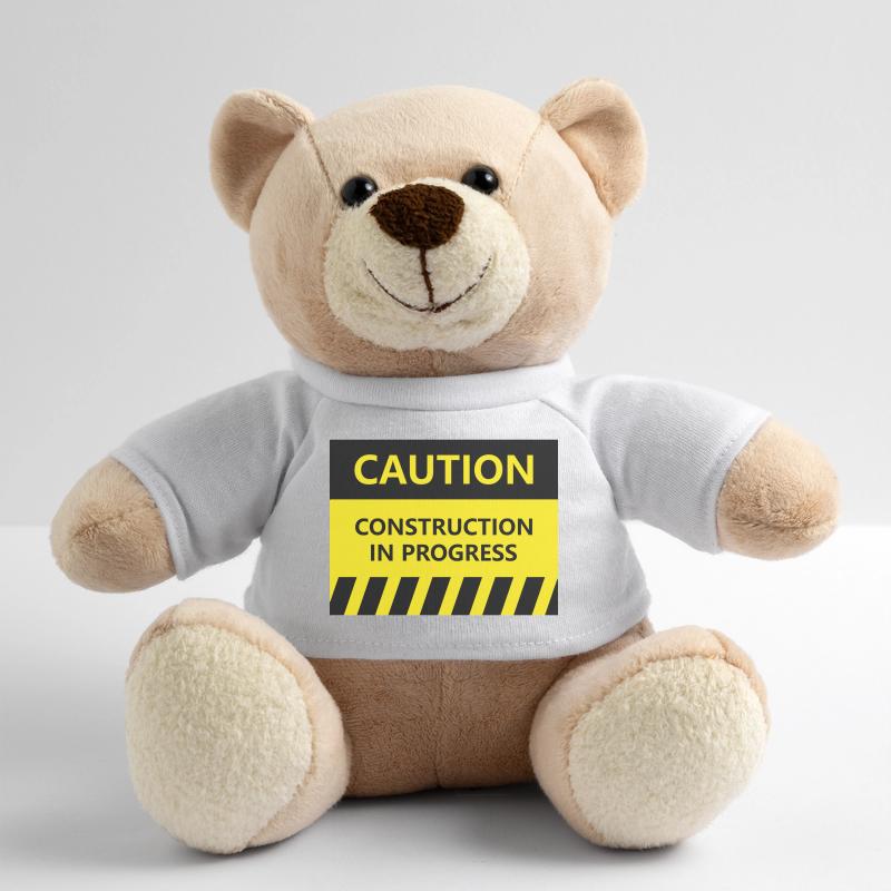 Caution Teddy Bear