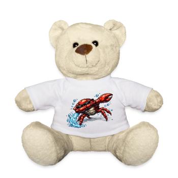 Dabbing Cancer - Teddy Bear - white - Front
