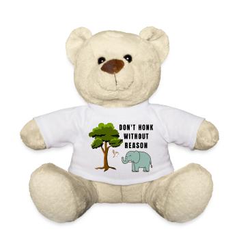 Don-t_honk - Teddy Bear - white - Front