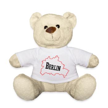 berlin_umriss_02 - Teddy Bear - white - Front